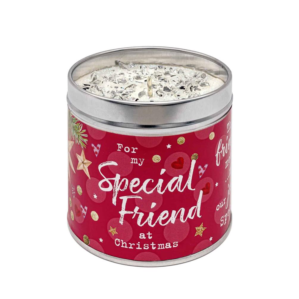 Best Kept Secrets Special Friend Festive Tin Candle £8.99
